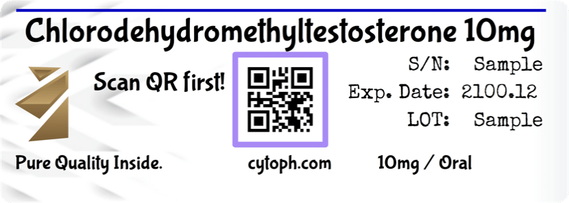 Chlorodehydromethyltestosterone 10mg